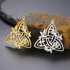Dawapara Celtics Infinity Knot Pendant for Jewelry Making Triquetra Trinity Knot Chalice Well Irish Stainless Steel Accessories