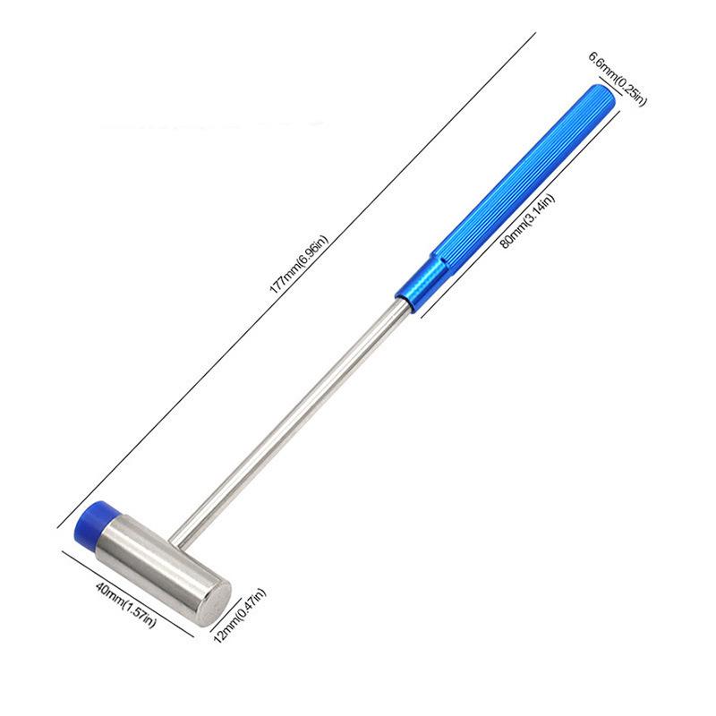 Dual-Headed Multi-Spec Hammer: Metal & Rubber Watch Repair Tool