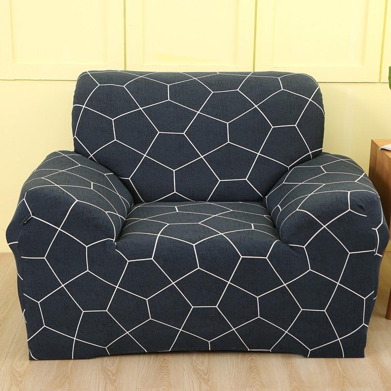 Armchair Cover Elastic Sofa Cover Cotton Stretch Sofa Covers for Living Room Copridivano Slipcover for Single Sofa Couch Cover