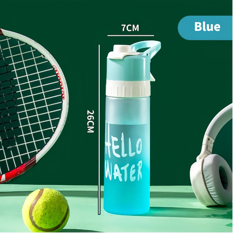 650ml Großvolumige Sprühwasserflasche Outdoor-Sport Fitness Wasserbecher Tragbare Sprühflasche BPA-frei Trinkgeschirr Reiseflaschen