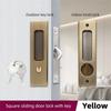 Invisible Door Lock Balcony Wooden Sliding Door Lock With Key Kitchen Bedroom Sliding Door Sliding Door Built-in Hook Lock