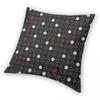 Dice Set D20 Pillowcase Polyester Linen Velvet Creative Zip Decorative Pillow Case Bed Cushion Cover