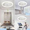 IRALAN Smart Ceiling Fans With Lights Remote Control Living Room Lights Bedroom Decor Ventilator Lamp 48cm Silent Chandelier Fan
