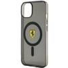 Etui Do iPhone 14 Ferrari Hardcase Translucent MagSafe Czarne