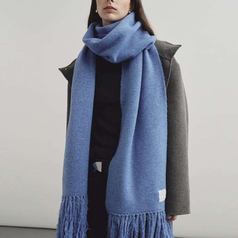 MONGDOL [5 colors] Heavy Wool Knit Muffler MDAC032