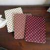 Custodia Buckle per iPad Pro 2021 - Pois a sei colori con design a cuoricini femminili