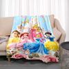 A Variety of Disney Princess Cartoon Blankets, Suitable for All Seasons, for Children and Adults, A Luxurious Gift Choice.