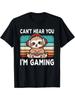 Unisex T-shirt I Can'T Hear You I'M Busy Soft Everyday& Christmas Eve Outfit Seasonal Casual Wear Festive Design Co