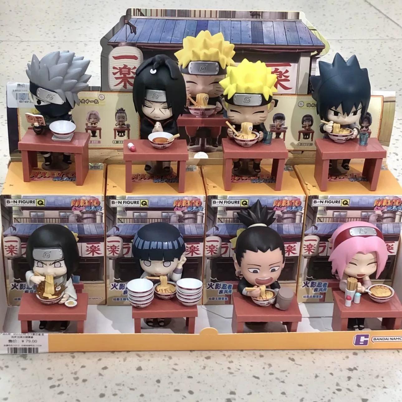 

В наявності Оригінальна Bandai Наруто Рамен Вітер Ламіан Тематична Сліпа Коробка Фігурка Настільна Прикраса Модель Іграшки Різдвяний подарунок