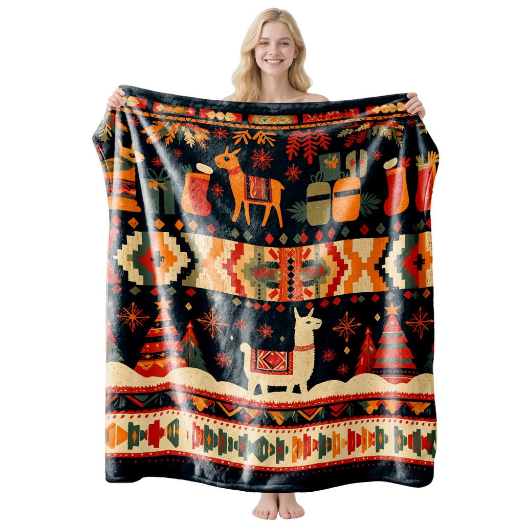 2026 Christmas flannel blanket is universal for all seasons