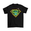 Superman Mario T-Shirt Unisex Adult Funny Sizes SMW Hero Nintendo Retro Marvel