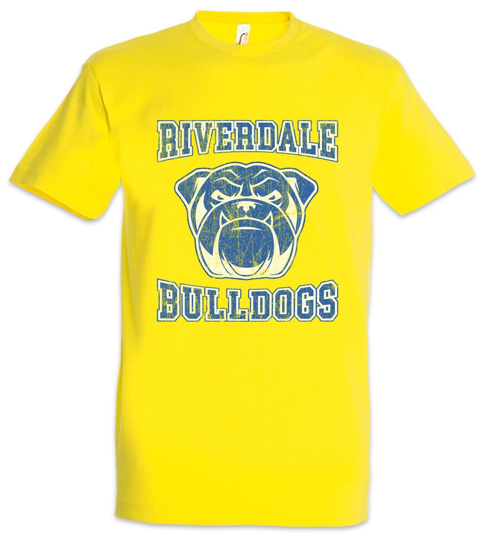 R Bulldogs T-Shirt Riverdale Team Logo Symbol Sign Football School Dog Dogs L