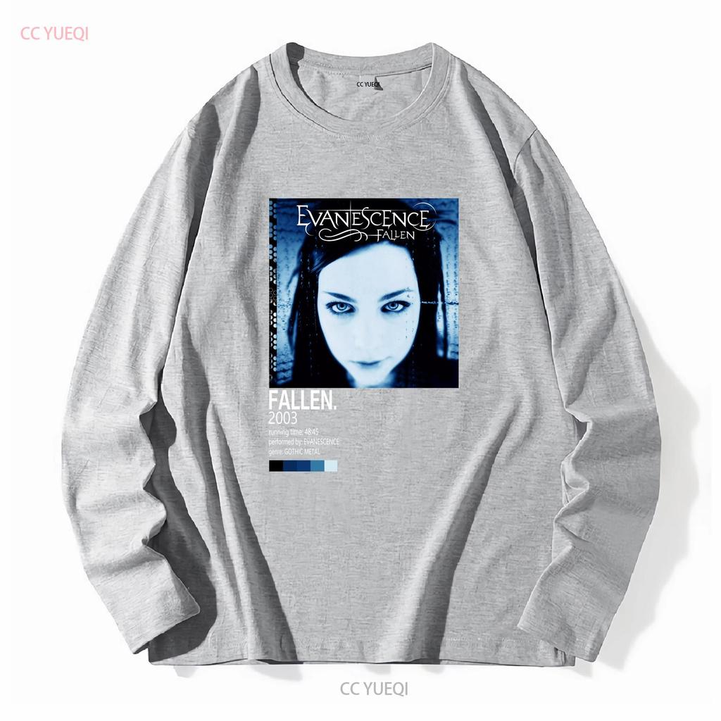 Evanescence Fallen Album T-shirt Taglia Completa S 5XL vintage Lavata streetwear Comoda Elasticizzata Traspirante abbigliamento firmato