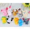 10Pcs Finger Puppets with Small Animal Figures Plush Toy Set, Children's Party, Christening, Shower Etc. Plush Toy, Hand Puppets with Plush Animals