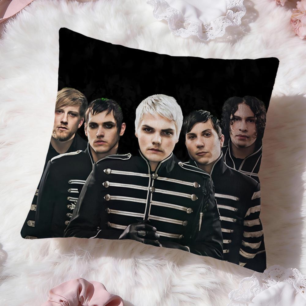 My C-Chemical Romance Cushion Cover Premium Comfort Reversible Pillow Cove -Two in One Design for Any Room & Car Interior