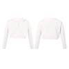 Little Girls Long Sleeve Cotton Solid Knit Bolero Cardigan Shrug Sweaters Birthday Party Dress Coat