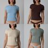 Cotton Jersey Tshirt For Women With Soft Stretch Fabric For Yoga And Casual Wear
