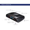 Tire Pressure Monitoring System Solar Power USB Charging TPMS 4 Sensor +Repeater