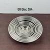 304 Stainless Steel Round Dinner Plates