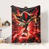Dark Sonic Flannel Blanket Throw Blanket Soft Warm Sofa Bed Camping Home Decor Unique Christmas Gift C9211805