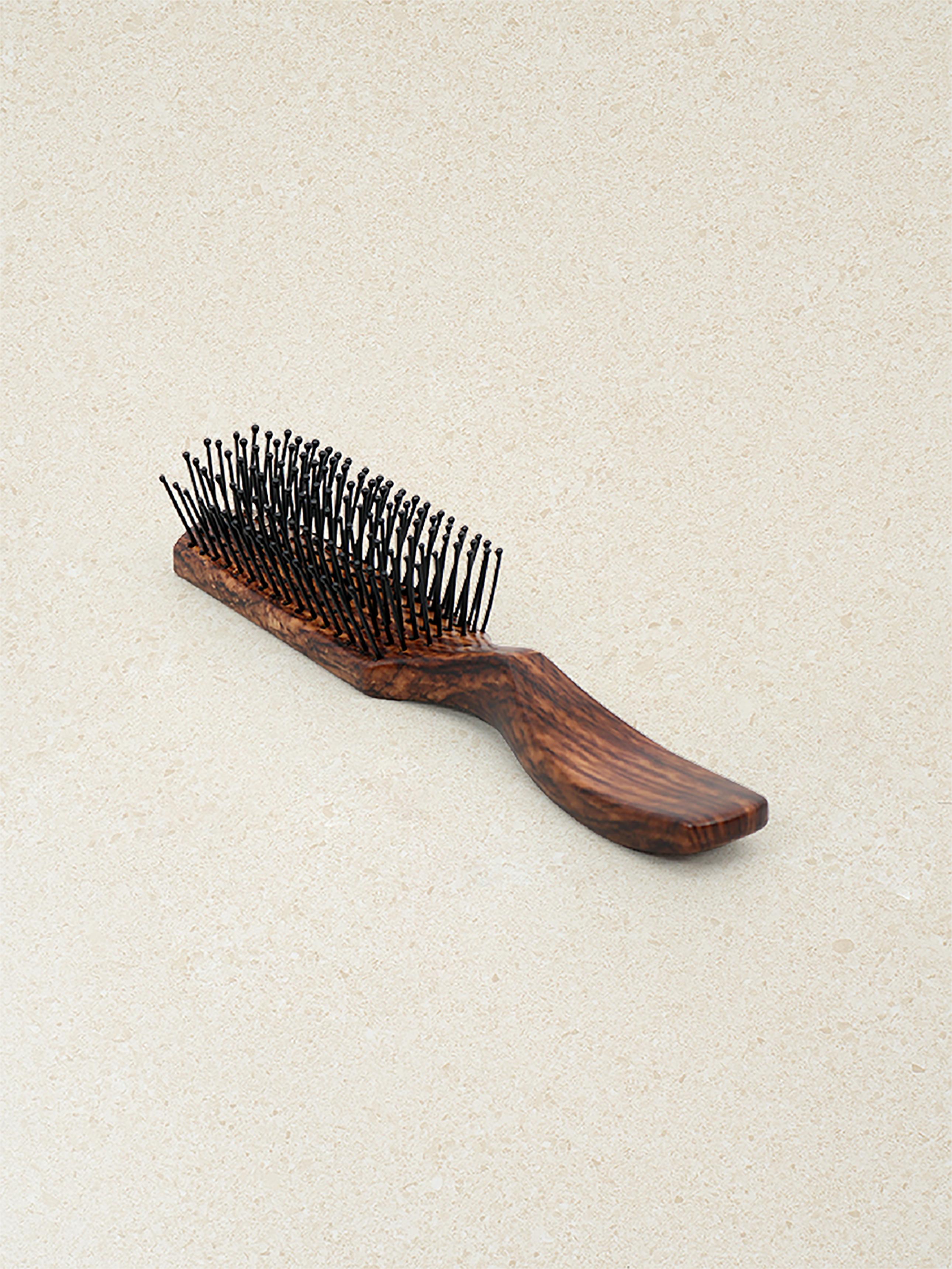 Mini Square Wooden Hair Brush 1ea