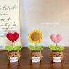Handmade Crochet Yarn Mini Bonsai – Creative and Cute Positive Encouragement Decor