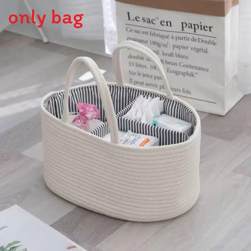 Cotton Rope Storage Basket With Removable Liner For Toy Organization And Laundry Use