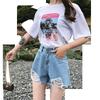 2019 Summer Women's High Waist A-Line Denim Shorts: 5 Colors, Slim, Wide Leg, Loose Fit