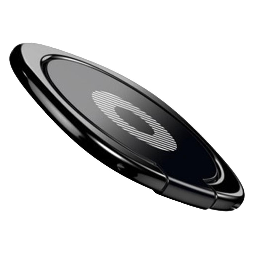 Phone Ring Holder Black Free Rotation Zinc Alloy Colorfast Widely Used Phone Grip for Tablet Digital Products