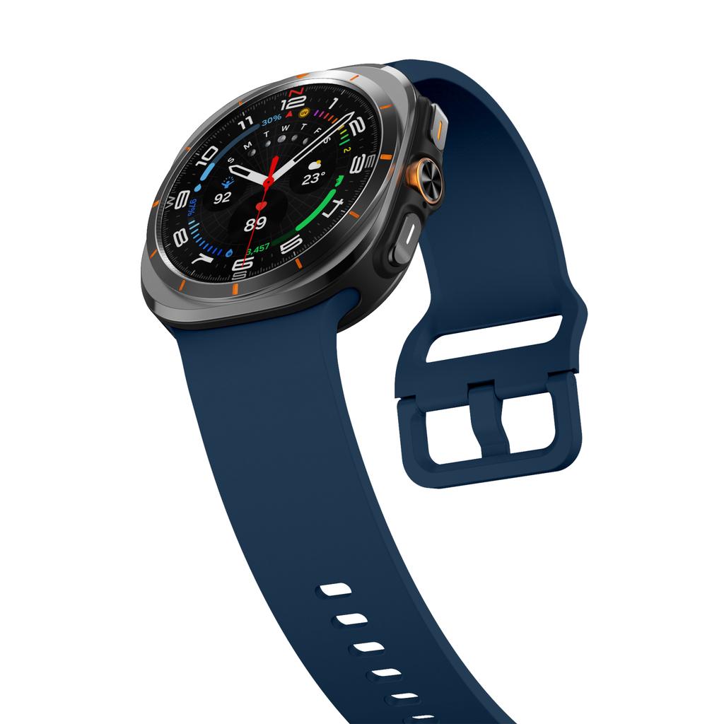 Sports Soft Silicone Strap For Samsung Galaxy Watch Ultra 47mm Band Bracelet For Samsung Watch Ultra Wristband Accessories