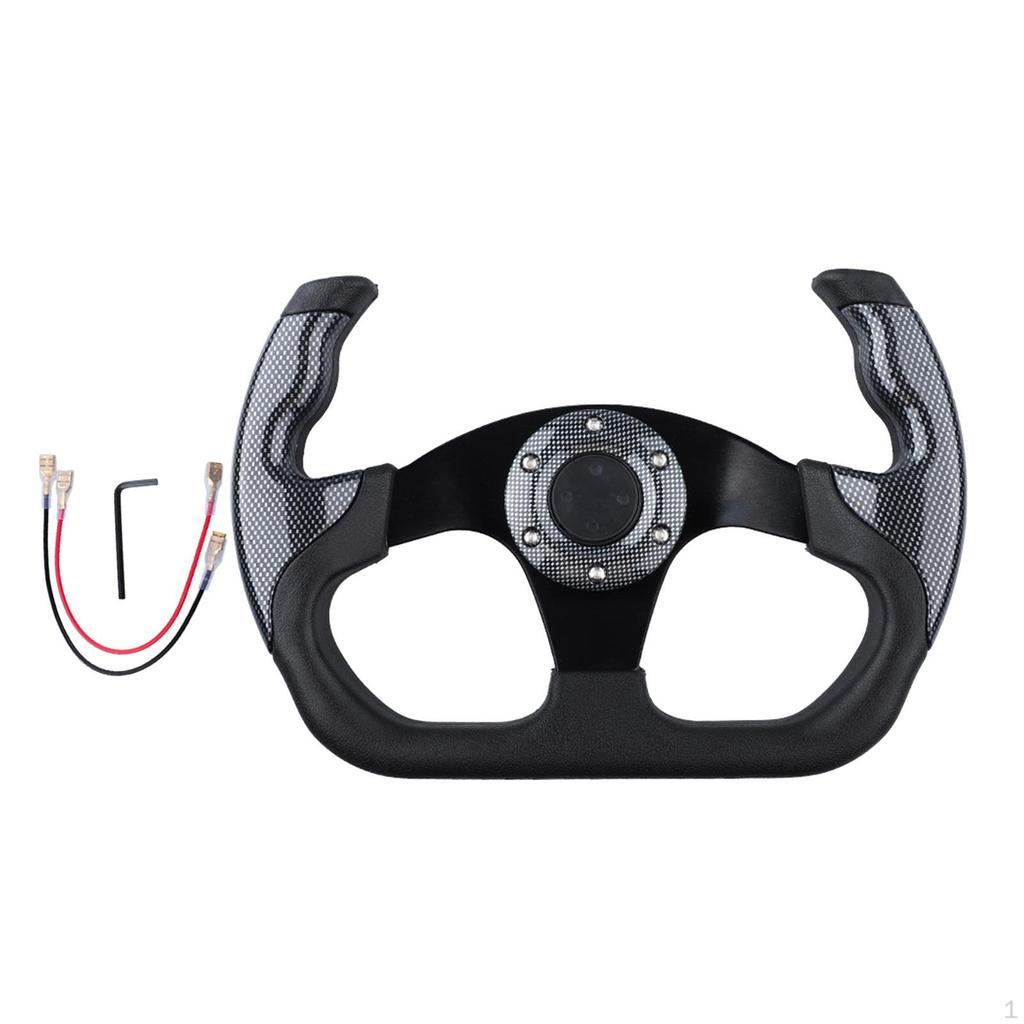 Car Steering Wheel 13inch High Performance Aluminum Alloy Comfortable Grip Auto Interior Accessories