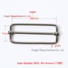 Stainless Steel Adjustable D-Ring Buckle - Copper Three-Speed Wire Pull Design