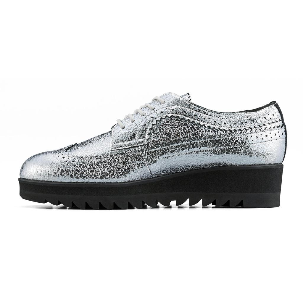 Onitsuka Tiger BROGUE Slip Resistant Abrasion Resistant Low top Casual Shoes Women's Silver 1182A640-020