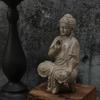 1 pcs Elegant Thai Buddha Statues & Sculptures -Enhance HomeDecor with Peaceful Southeast Asian Resin Crafts; ldeal forGifts