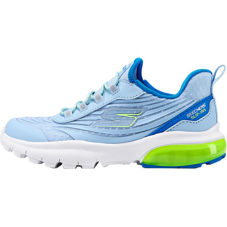 Skechers Kids Comfortable Fashion Shock Absorbing Breathable Low Top Casual Shoes Kids sneaker Blue 405309L-BLU 30