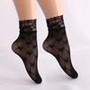 Calzini Sexy Neri a Rete per Caviglia da Donna – Stile Retro Harajuku, Sottili Estivi