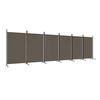 VidaXL Cloison de Séparation 6 Panneaux Séparateur de Pièce Pliable Diviseur Écran d'Intimité Paravent Décoration Salon 350272