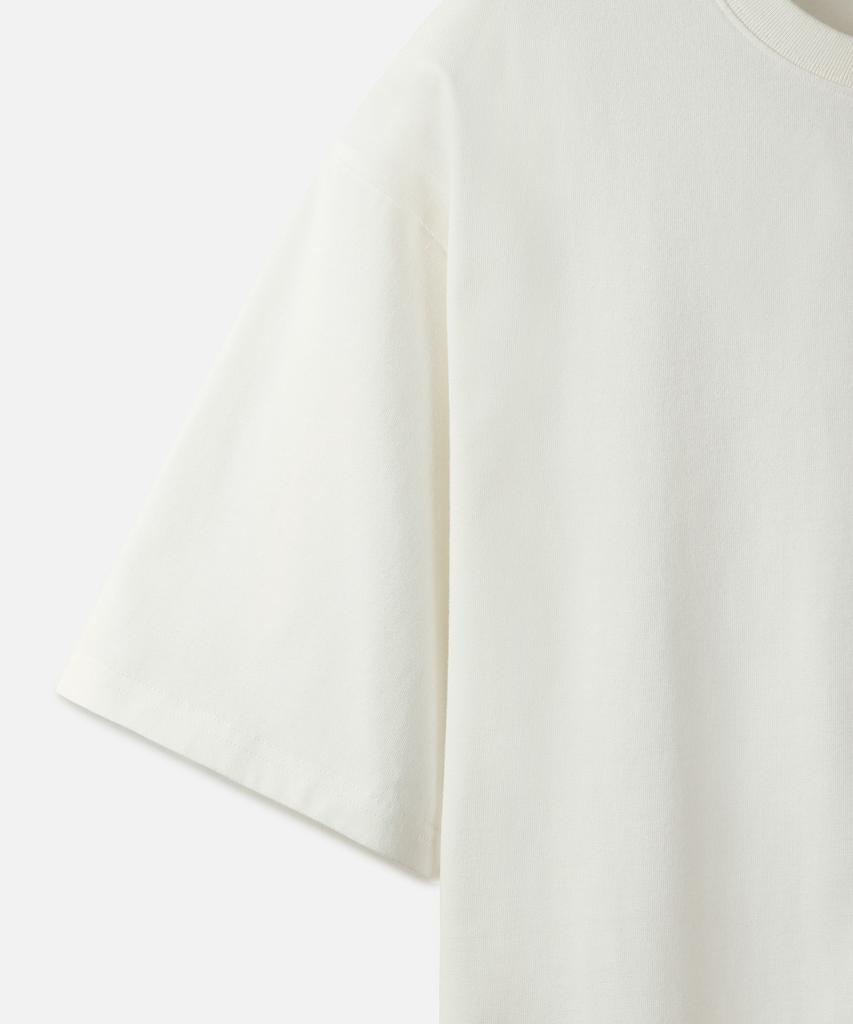 247Silijeu Dyed Washed Solid T-Shirt White (Type B)