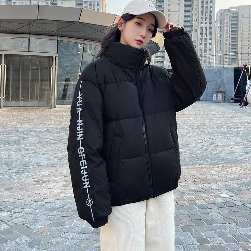 Winter down jacket men's Korean version of white duck down trendy stand-up collar padded jacket men's couple jacket student warm padded jacket