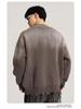 BE Men's American Retro Gradient Knit Sweater - Autumn/Winter Collection