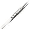Small Tweezers Stainless Steel Straight Tip 124-140mm 1pcs