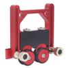 Table Saw Stock Roller Woodworking Double Wheel Sliding Feeding Guide Roller Feather Board Auxiliary Tool