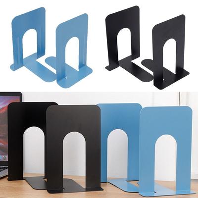 1/2 Stück Metall Buchstützen L-Form Schreibtisch Bücherregal Buch Hochwertige Buchhalter Zuhause