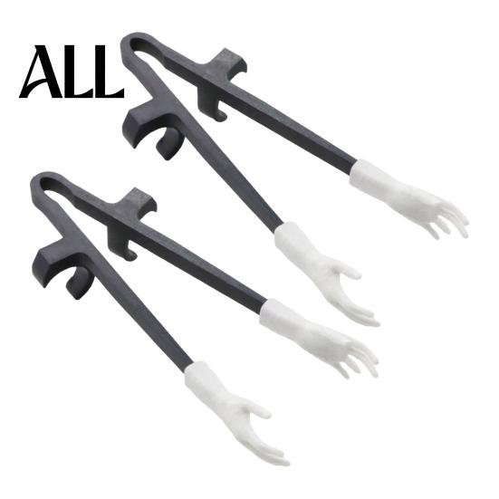 Portable Finger Tongs for Potato Chips Snack Chopsticks Gaming, Finger-Mounted Fork with Mini Hand Lazy Clip Watching TV Design, No-Touch Popcorn