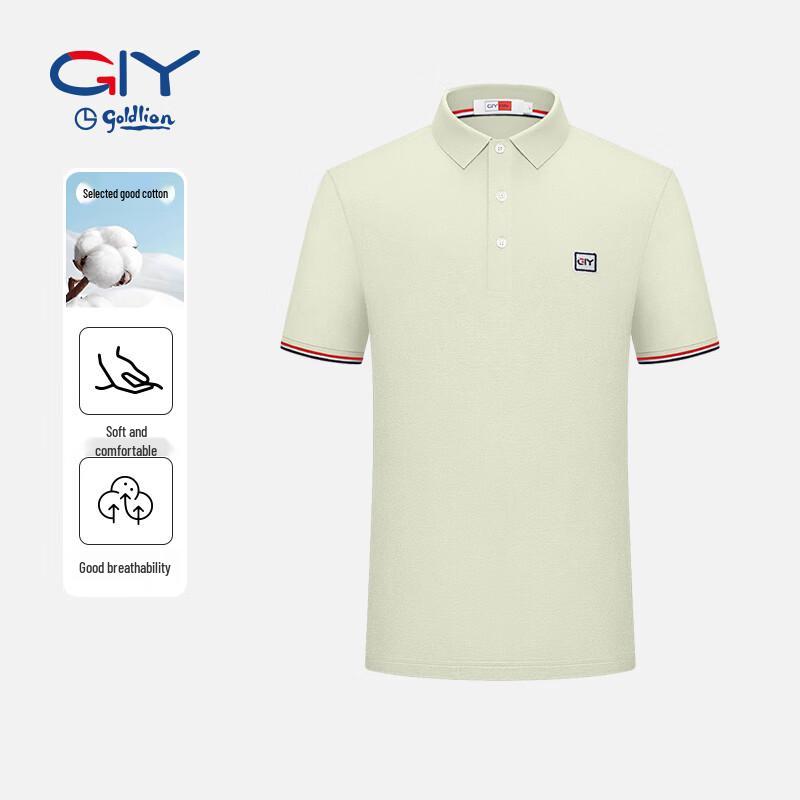 

Goldlion GY2026 Men s Sporty Short-Sleeve Polo Shirt L