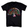 National Parks Word Cloud USA Flag Bear Graphic T-shirt