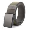 Contrast Color Both Sides Available Belt Zinc Zinc Alloy Nylon Waistband Classic Men Weaving Belt  Boys
