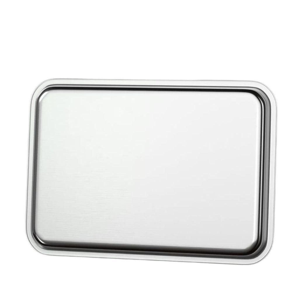 316 Food-Grade Stainless Steel Multi-Functional Rectangular Plate, Tray, and Dish.