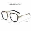 1PCs Blue Light Blocking Fashion Highend Glasses Men Optical Clear Glasses Black Square Frame Eyeglasses