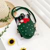 2026 Summer Korean-Style Girls' Crossbody Bag - Cute Strawberry Fashion Accessory for Little Girls